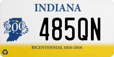 IN license plate 485QN