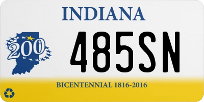 IN license plate 485SN