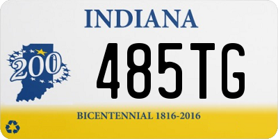 IN license plate 485TG