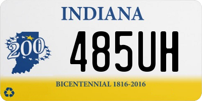 IN license plate 485UH