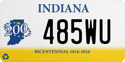 IN license plate 485WU