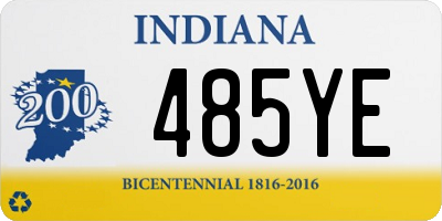 IN license plate 485YE