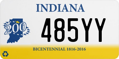 IN license plate 485YY