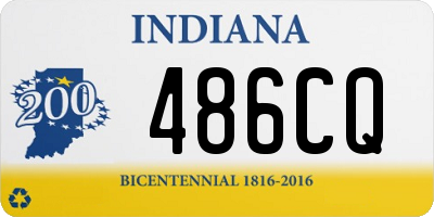 IN license plate 486CQ