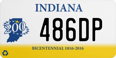 IN license plate 486DP