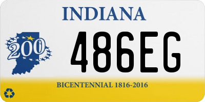 IN license plate 486EG