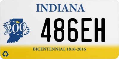 IN license plate 486EH