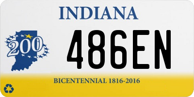 IN license plate 486EN