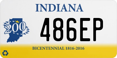 IN license plate 486EP