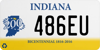 IN license plate 486EU