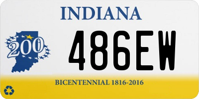 IN license plate 486EW