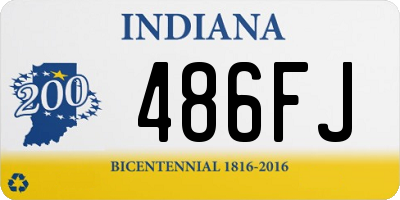 IN license plate 486FJ