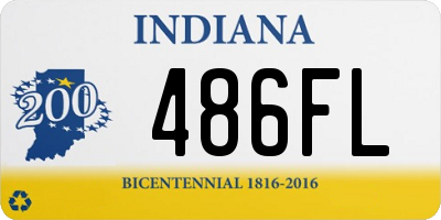 IN license plate 486FL