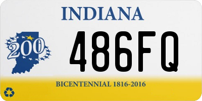 IN license plate 486FQ