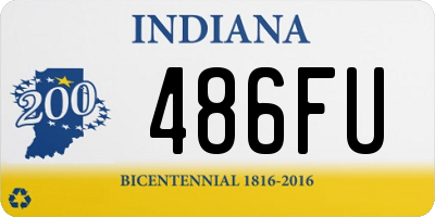 IN license plate 486FU