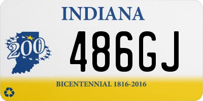 IN license plate 486GJ