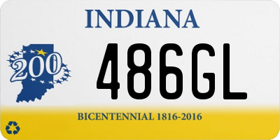 IN license plate 486GL