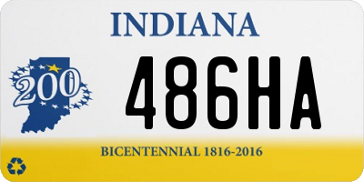 IN license plate 486HA