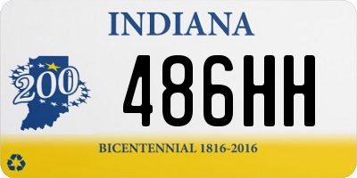 IN license plate 486HH