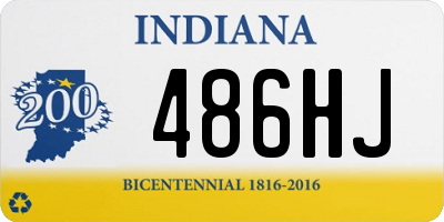 IN license plate 486HJ