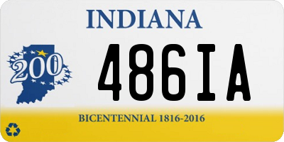 IN license plate 486IA