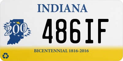 IN license plate 486IF