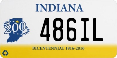 IN license plate 486IL