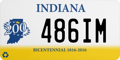 IN license plate 486IM