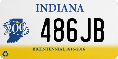 IN license plate 486JB