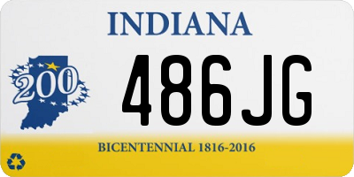 IN license plate 486JG