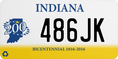 IN license plate 486JK