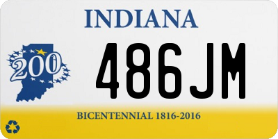 IN license plate 486JM