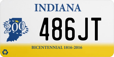 IN license plate 486JT