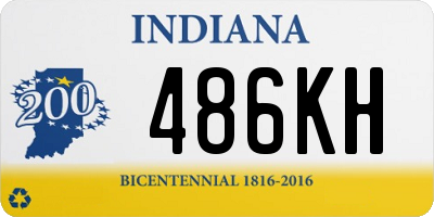 IN license plate 486KH