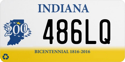 IN license plate 486LQ