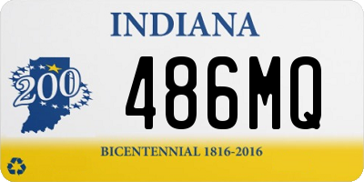 IN license plate 486MQ