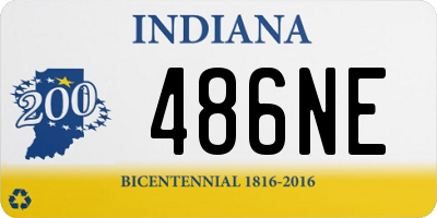 IN license plate 486NE