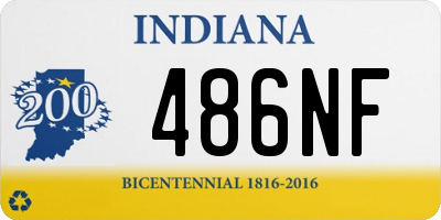 IN license plate 486NF