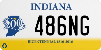 IN license plate 486NG