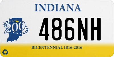 IN license plate 486NH