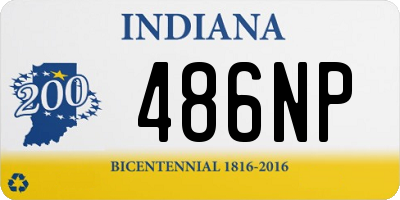 IN license plate 486NP