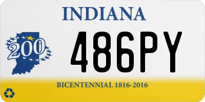 IN license plate 486PY