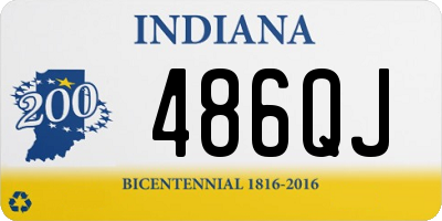 IN license plate 486QJ