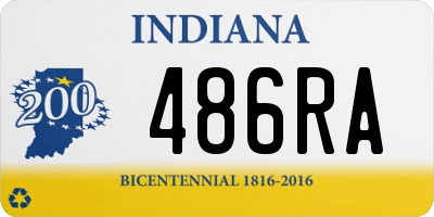 IN license plate 486RA