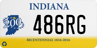 IN license plate 486RG