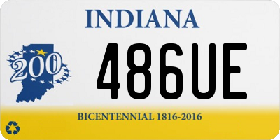 IN license plate 486UE