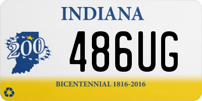 IN license plate 486UG