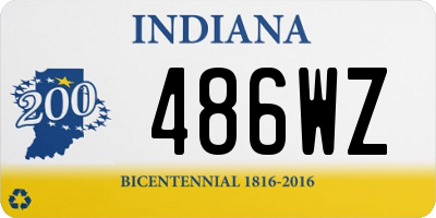 IN license plate 486WZ