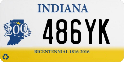 IN license plate 486YK