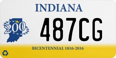 IN license plate 487CG